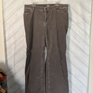 J. Jill Gray Velvet Pants
